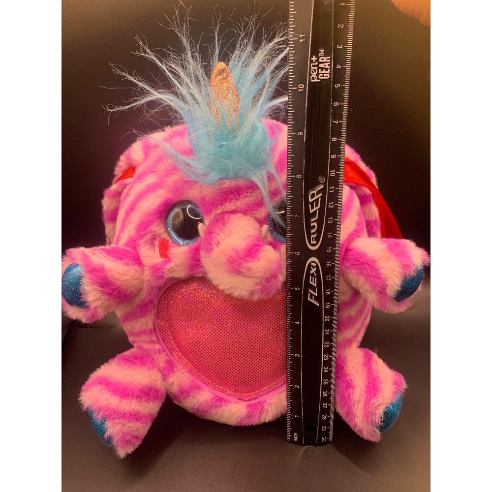 Zuru Rainbocorns Wild Heart Surprise Pink Purple Emmie Elephant Plush Toy